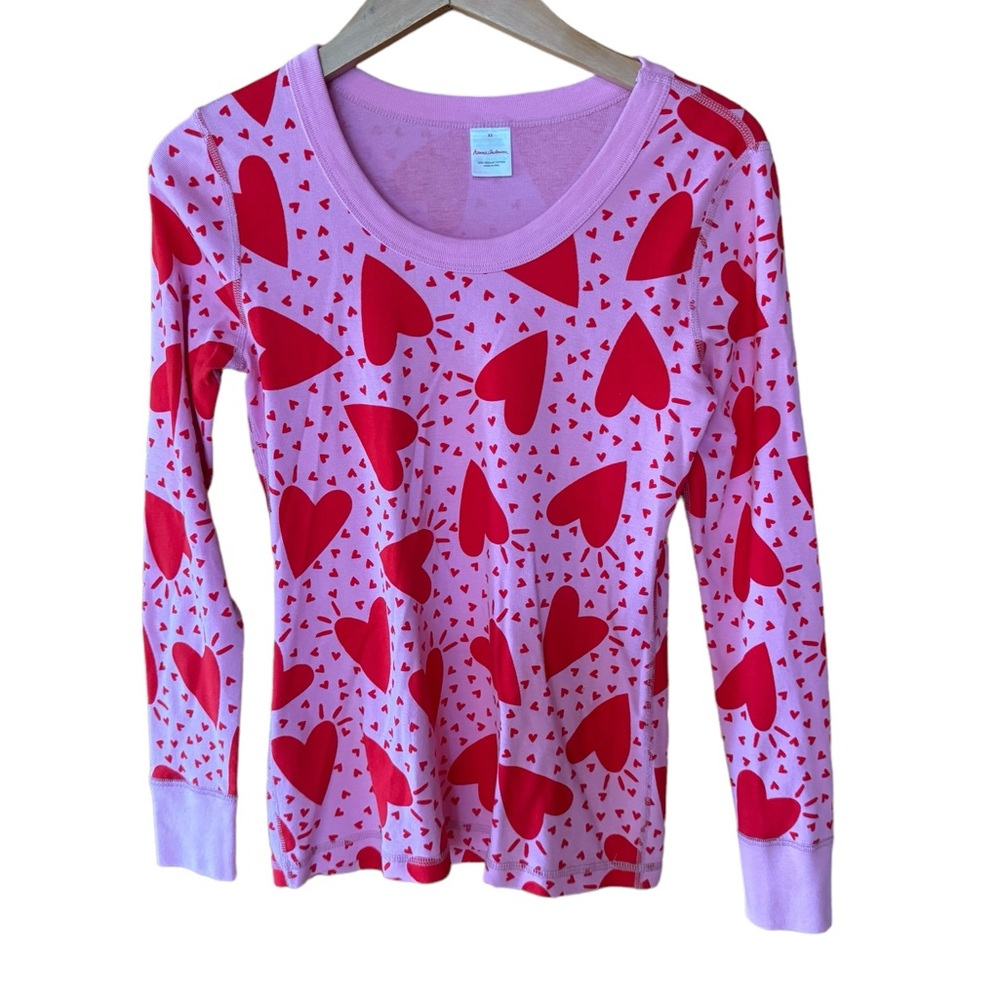 NWOT Hanna Andersson Heart Sleepwear Top